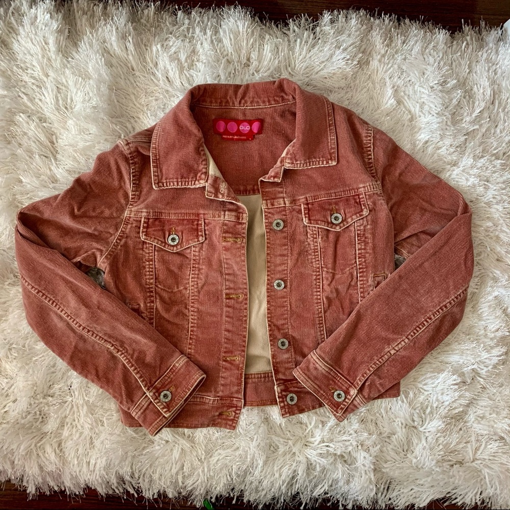 Pink corduroy jacket